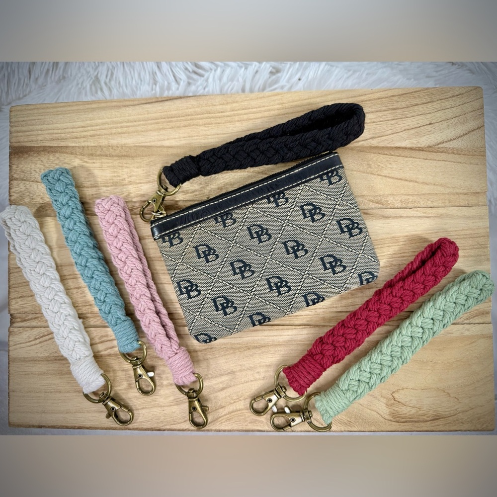 Braided Woven Wrislet Keychain‎ Strap